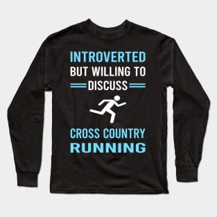 Introverted Cross Country Running XC Long Sleeve T-Shirt